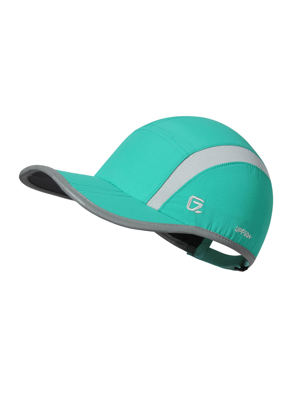 Reflective Folding Outdoor Hat Unstructured Design | Green | Size 6 7/8-7 1/2